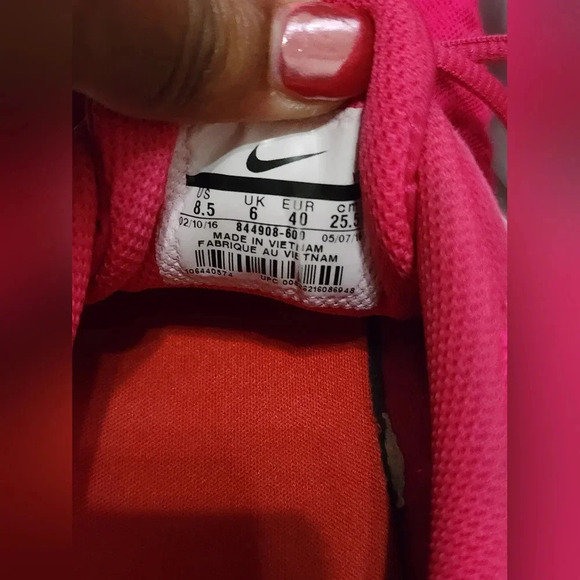 Nike Barbie Pink Women's Running Sneakers Shoes Trainers Girlhoodcore, sz 8.5 - Picture 7 of 16